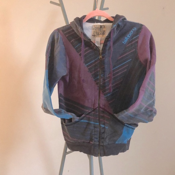 BILLABONG Hooded Zip Up Sweatshirt - Picture 1 of 5